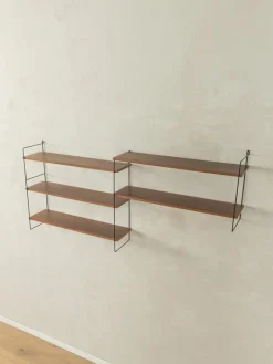 Pamono Wall Shelf with Metal Ladders, 1960s Sale