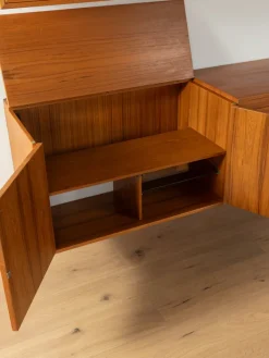 Pamono Wall Shelving System by Kai Kristiansen for FM Møbler, 1960s Sale