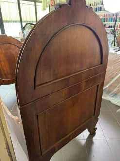 Pamono Walnut Bed, 1930s, Set of 2 New