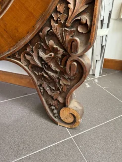 Pamono Walnut Bed, 1930s, Set of 2 New