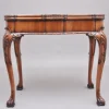 Pamono Walnut Card Table by Howard & Co London, Early 1900s Online