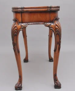 Pamono Walnut Card Table by Howard & Co London, Early 1900s Online