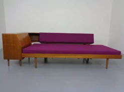 Pamono Walnut Daybed Sofa, Germany, 1950s Outlet