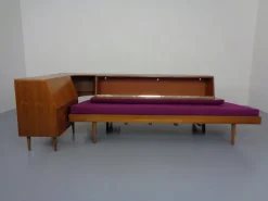 Pamono Walnut Daybed Sofa, Germany, 1950s Outlet