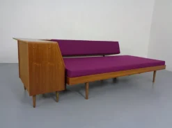 Pamono Walnut Daybed Sofa, Germany, 1950s Outlet