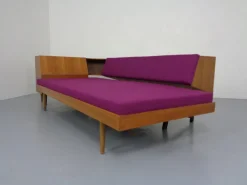 Pamono Walnut Daybed Sofa, Germany, 1950s Outlet