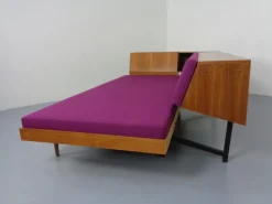 Pamono Walnut Daybed Sofa, Germany, 1950s Outlet