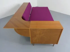 Pamono Walnut Daybed Sofa, Germany, 1950s Outlet