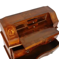 Pamono Walnut Inlaid Secretaire from Bovolone, 1920s Discount