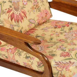 Pamono Walnut Rocking Chair by Adrian Pearsall, 1950s New