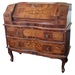 Pamono Walnut Secretaire, Italy, 1980s Discount