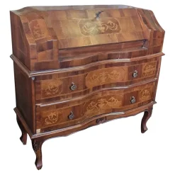 Pamono Walnut Secretaire, Italy, 1980s Discount