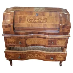 Pamono Walnut Secretaire, Italy, 1980s Discount