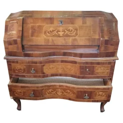 Pamono Walnut Secretaire, Italy, 1980s Discount