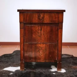 Pamono Walnut Slab Cabinet with Three Drawers Online