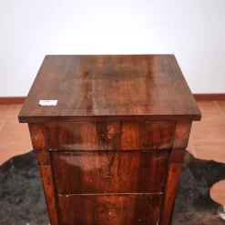 Pamono Walnut Slab Cabinet with Three Drawers Online