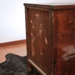 Pamono Walnut Slab Cabinet with Three Drawers Online