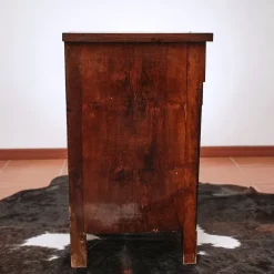 Pamono Walnut Slab Cabinet with Three Drawers Online