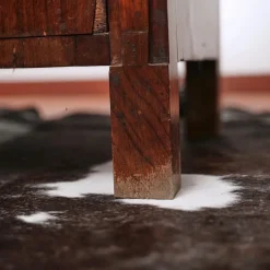 Pamono Walnut Slab Cabinet with Three Drawers Online