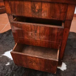 Pamono Walnut Slab Cabinet with Three Drawers Online