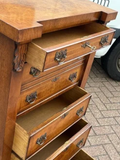 Pamono Walnut Wellington Chest with Secretary Outlet