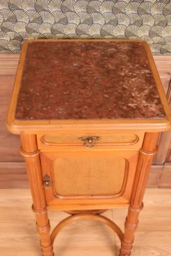 Pamono Wardrobe, Bedframe and Nightstand from Jacob and Josef Kohn, 1890s, Set of 3 Discount