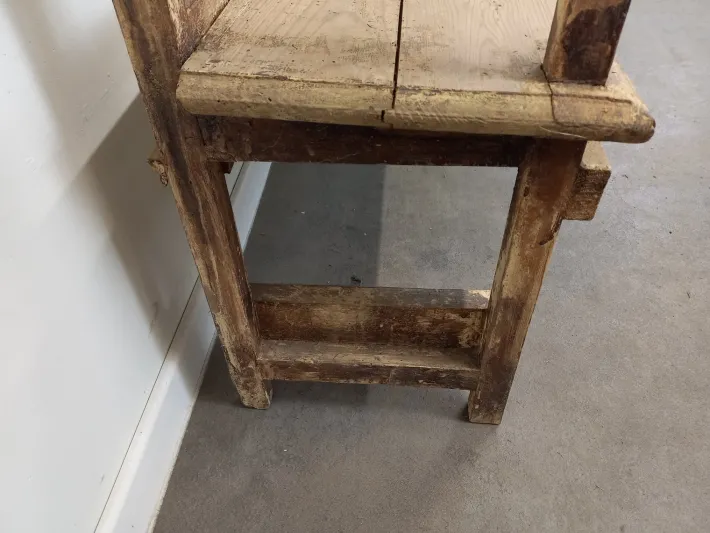 Pamono Weathered Church Bench New