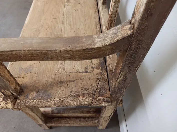 Pamono Weathered Church Bench New