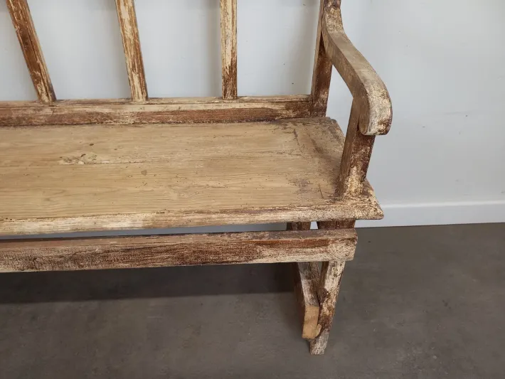 Pamono Weathered Church Bench New