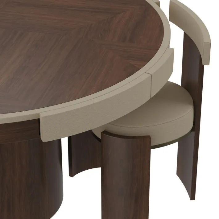 Pamono Wellesly Game Table by Wood Tailors Club New