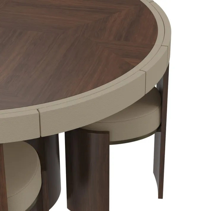 Pamono Wellesly Game Table by Wood Tailors Club New
