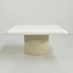 Pamono White Ara Coffee Table by Vico Magistretti for Artemide, 1960s Discount