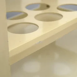 Pamono White Bar Trolley by Alberto Rosselli for Kartell, 1970s New