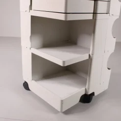 Pamono White Boby Cart by Joe Colombo for Bieffeplast Outlet