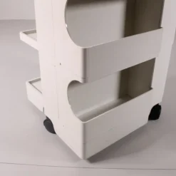 Pamono White Boby Cart by Joe Colombo for Bieffeplast Outlet