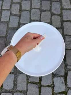 Pamono White Bottle Holder Side Table from Flair Holland Online