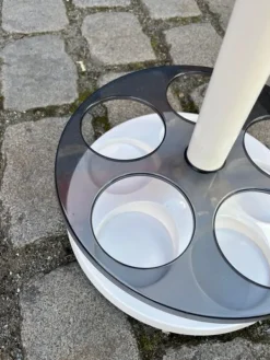 Pamono White Bottle Holder Side Table from Flair Holland Online