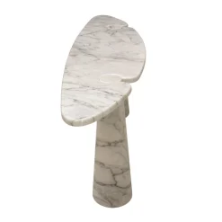 Pamono White Carrara Marble Eros Console Table by Angelo Mangiarotti for Skipper, Italy Discount