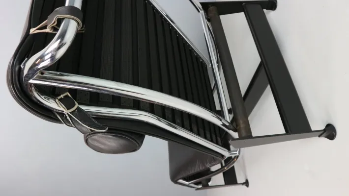 Pamono White Leather LC4 Chaise Longue by Le Corbusier for Cassina, 1980s Clearance