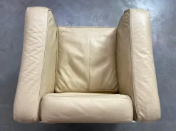 Pamono White Leather LC2 Club Chairs attributed to Le Corbusier for Cassina, 1970s, Set of 2 Sale