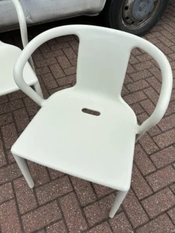 Pamono White Patio Chairs by Jasper Morrison for Magis, Set of 4 Best