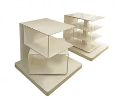 Pamono White Ptolomeo Bookcases, 1980s, Set of 2 Best