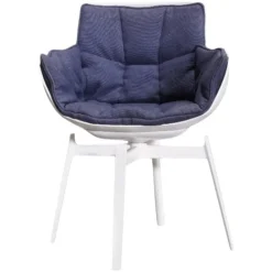 Pamono White Swivel Husk Chair by Patricia Urquiola for B&B Italia, 2010s New