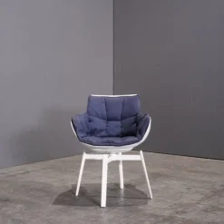 Pamono White Swivel Husk Chair by Patricia Urquiola for B&B Italia, 2010s New