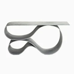 Pamono Whorl Console in Concrete Canvas by Neal Aronowitz The Exceptional