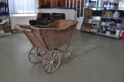 Pamono Wicker & Wood Pram, 1930s Best