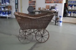 Pamono Wicker & Wood Pram, 1930s Best