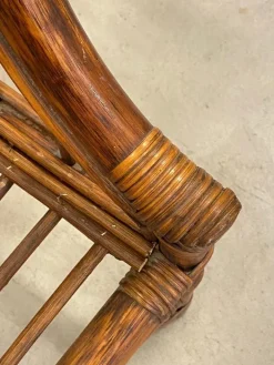 Pamono Wicker and Bamboo Sofa, 1970s Hot