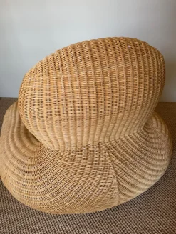 Pamono Wicker Armchair by Carl Öjerstam for Ikea, 2000s Best