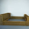 Pamono Wicker Bed by Adalberto Dal Lago, 1960s Clearance